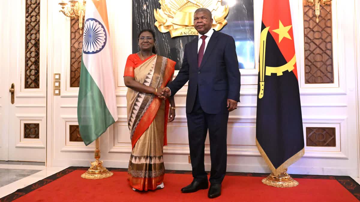 President Murmu holds bilateral talks with Lourenco India Angola Relations Vande Bharat trains