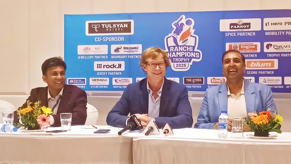 Former South African cricketer Jonty Rhodes on visit to Ranchi of Jharkhand
