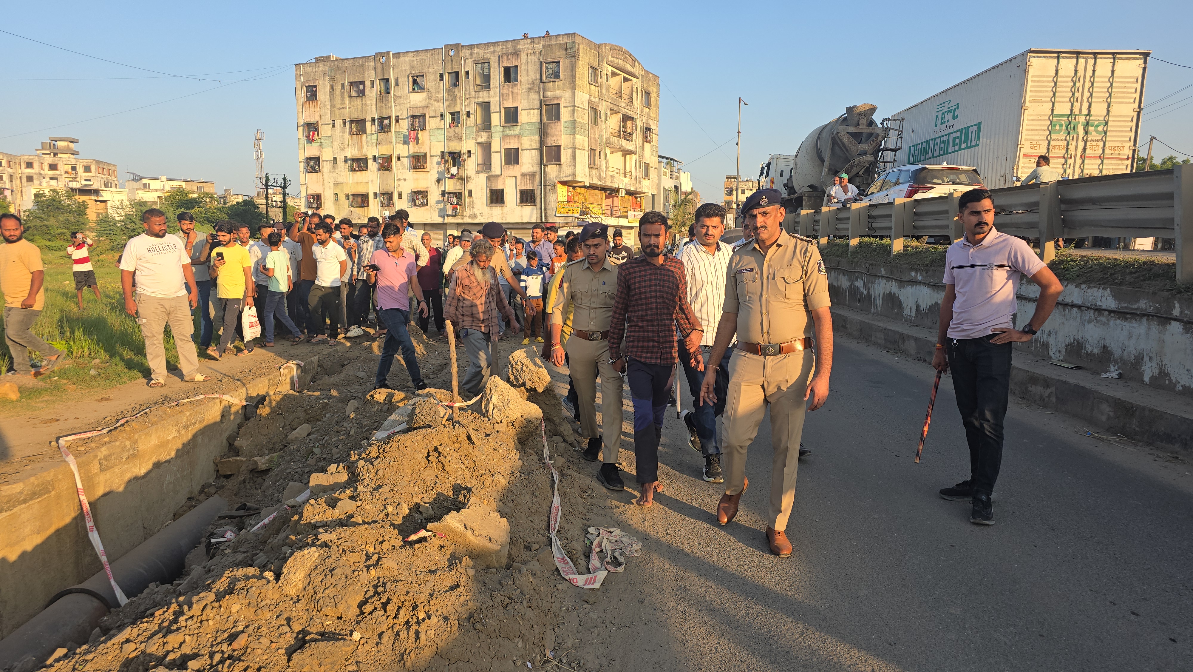 સુરતમાં મહિલાની હત્યા કેસમાં પોલીસે કર્યું રી-કન્સ્ટ્રક્શન