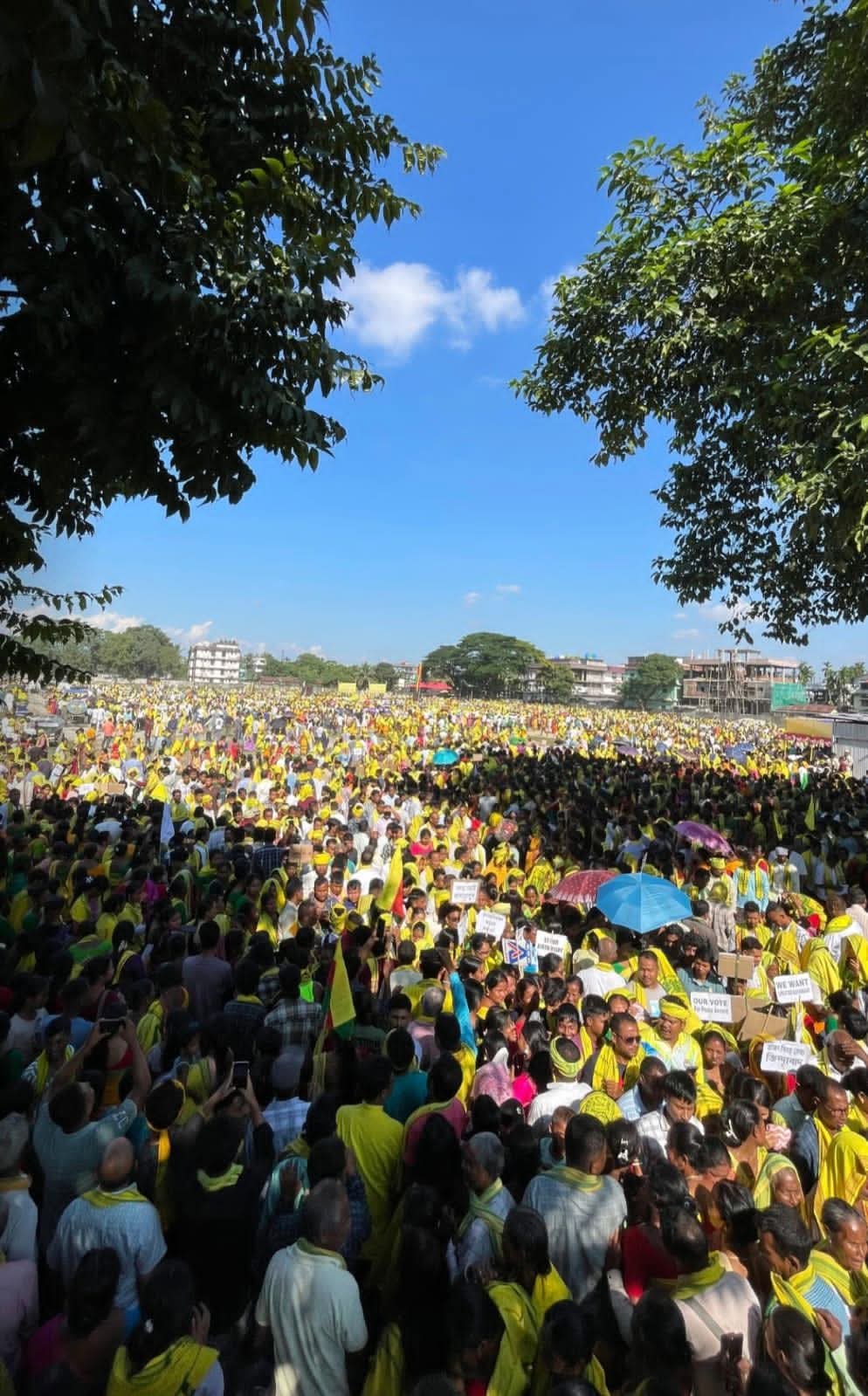 koch rajbongshi Protest