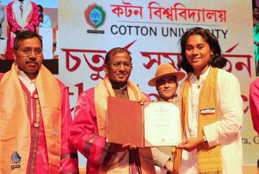 COTTON UNIVERSITY 4TH CONVOCATION