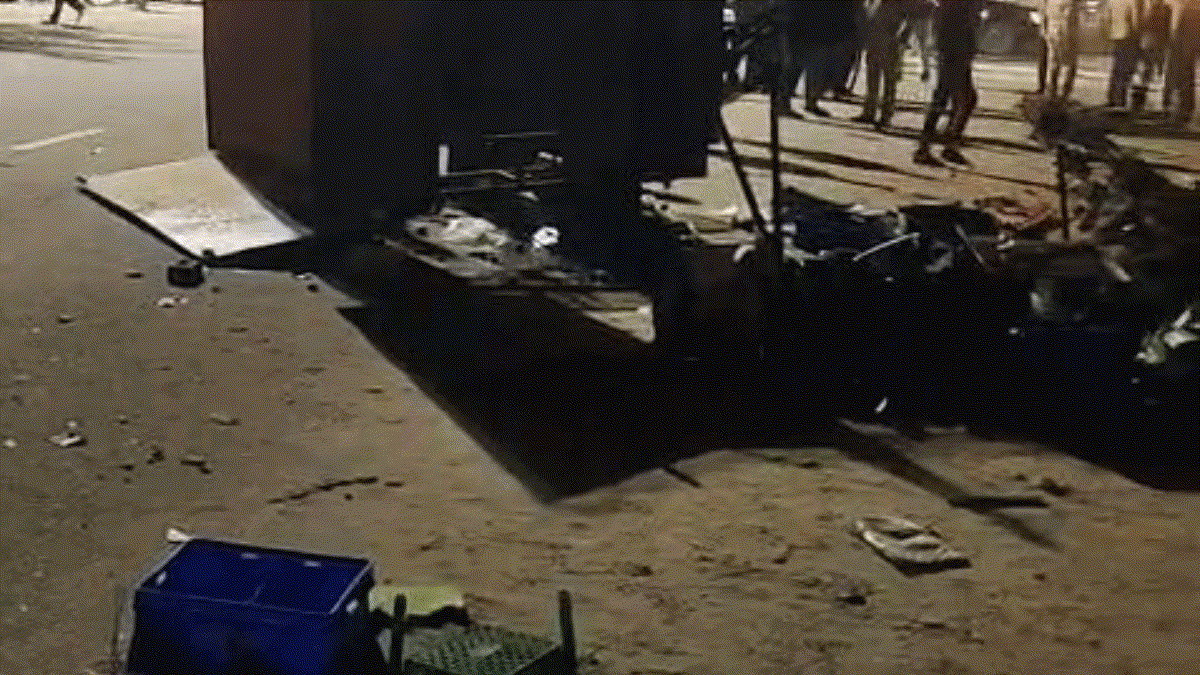 AUDI MOWS DOWN PEDESTRIANS