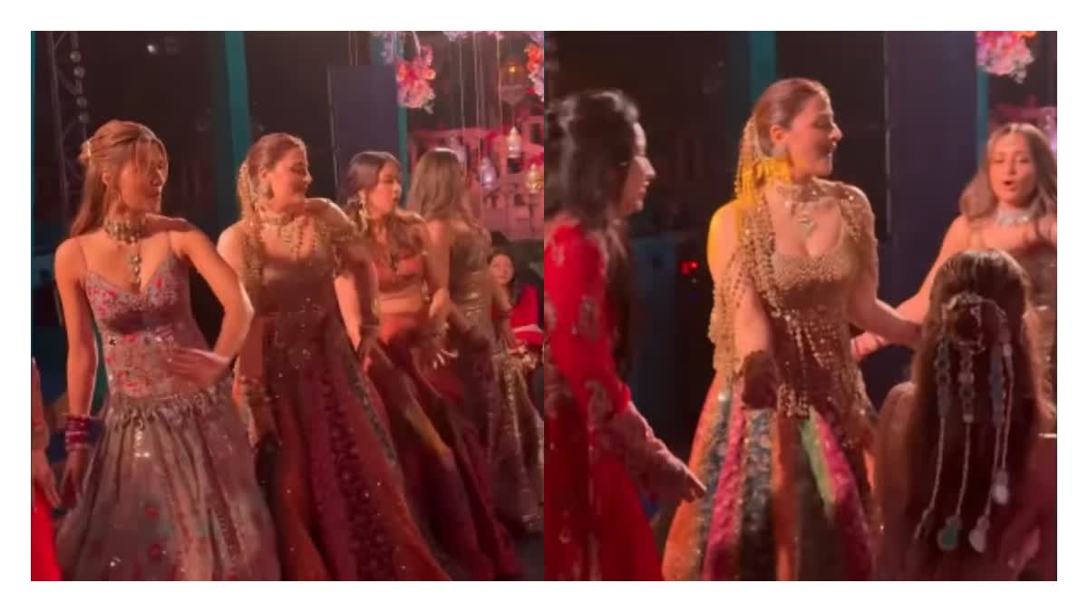 Nupur sanon stebin  sangeet ceremony