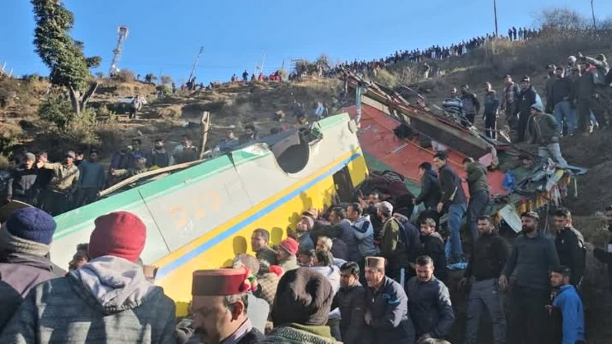 हिमाचल बस हादसा