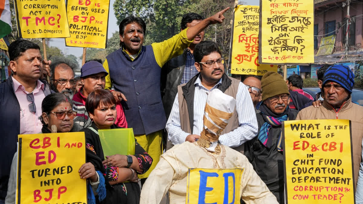 The ED conducted raids on Pratik Jain's premises in Kolkata as part of a money laundering probe into an alleged multi-crore rupee coal scam.