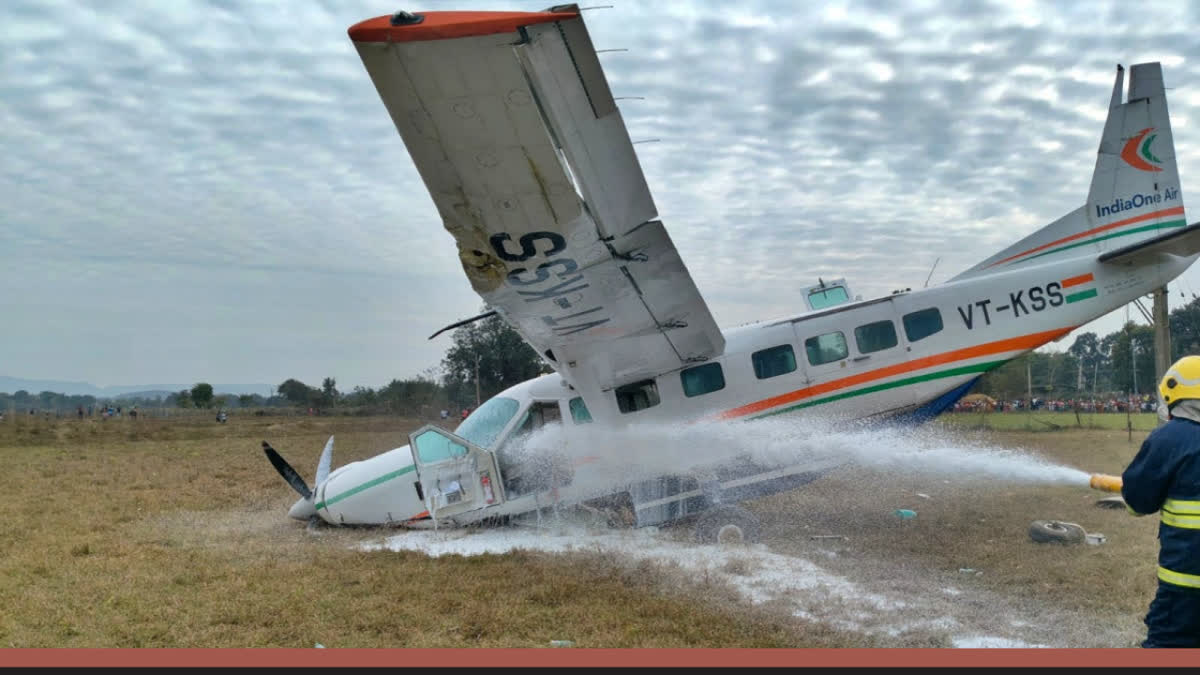Odisha: A private plane crashed