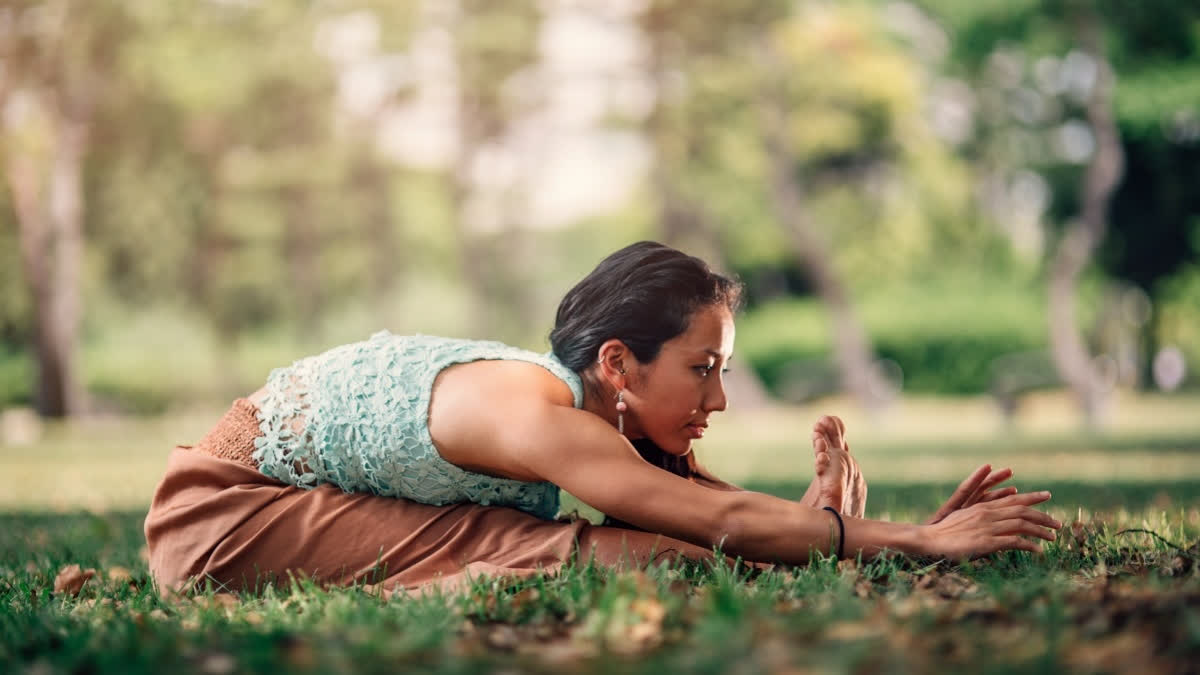 Woman doing yoga