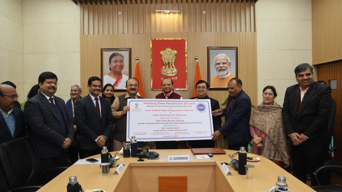 'Strengthen Stalled Infrastructure': Delhi LG Hands Over Land For New Campuses To GGSIPU And Teachers' University