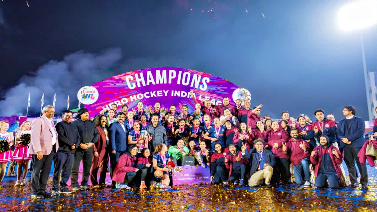SG Pipers won Womens Hockey India League title held in Ranchi