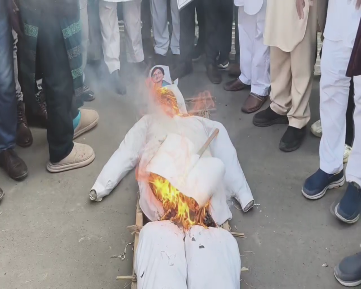 Shiromani Akali Dal protest