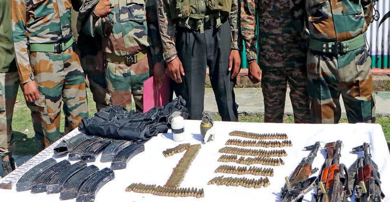 JAMMU KASHMIR  INTERNATIONAL BORDER  AMIT SHAH  WEAPONS RECOVERED