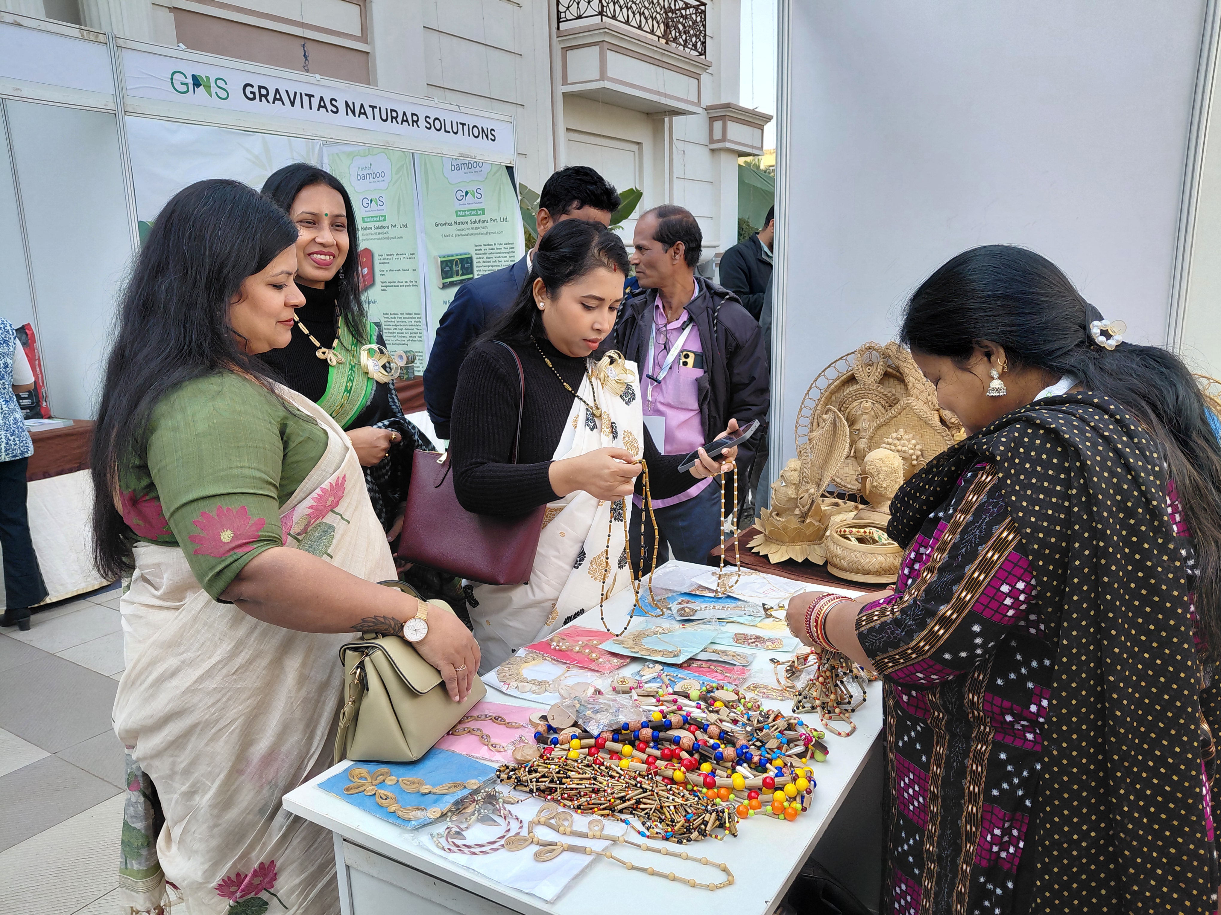 Customers are buying jewelry made from bamboo