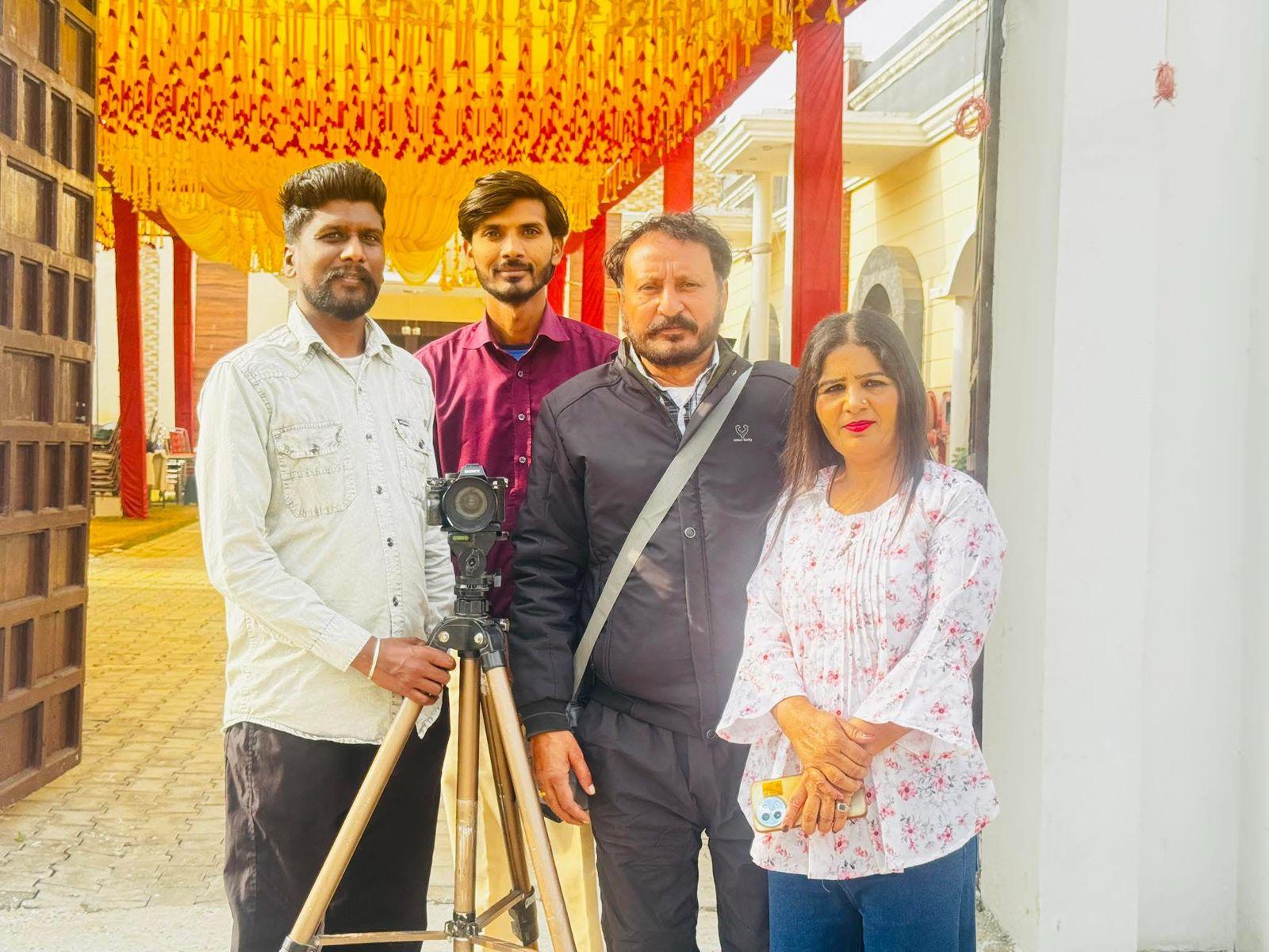 ਪੰਜਾਬੀ ਗਾਣੇ ਦੀ ਸ਼ੂਟਿੰਗ