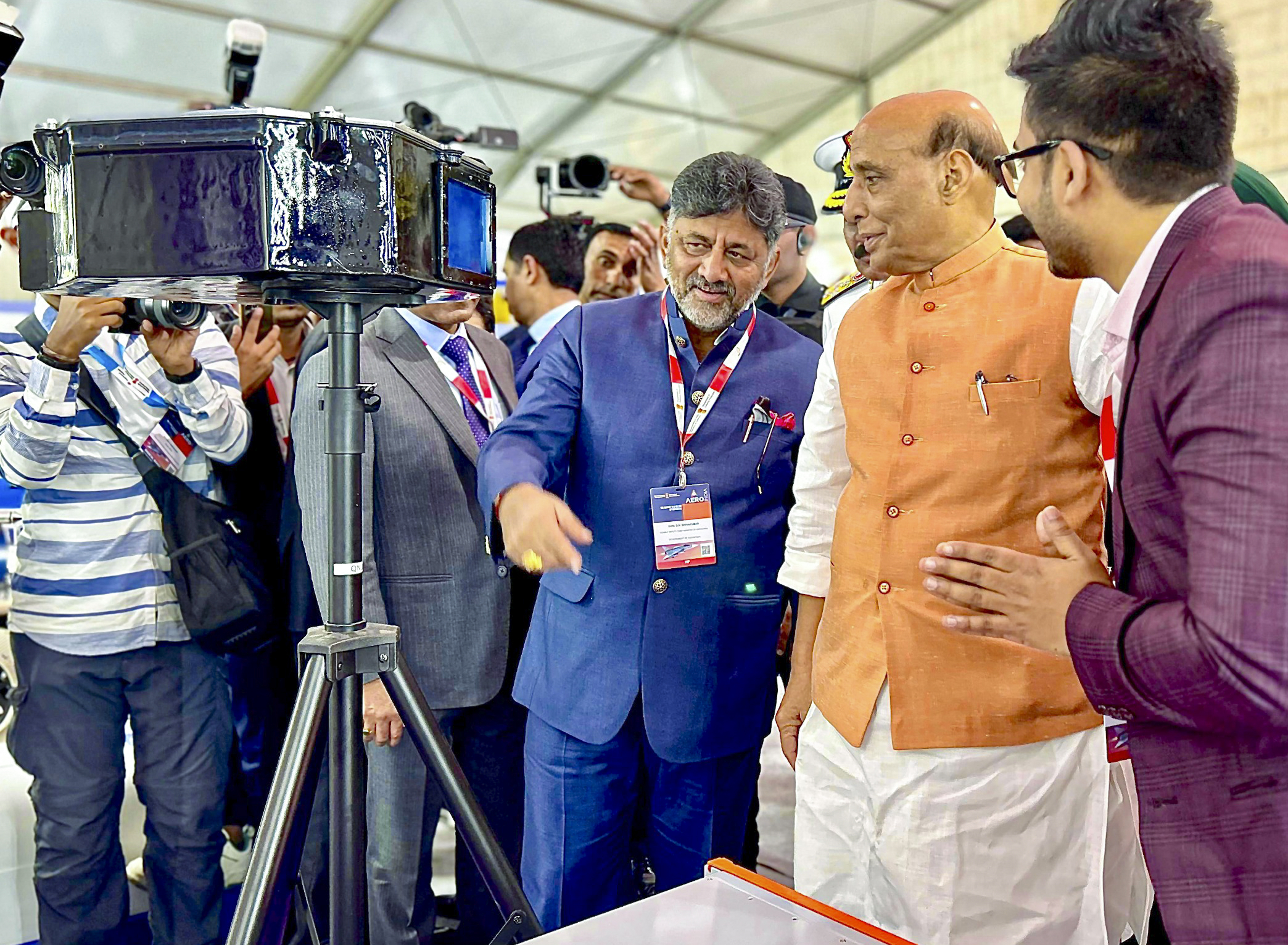 RAJNATH SINGH AERO INDIA