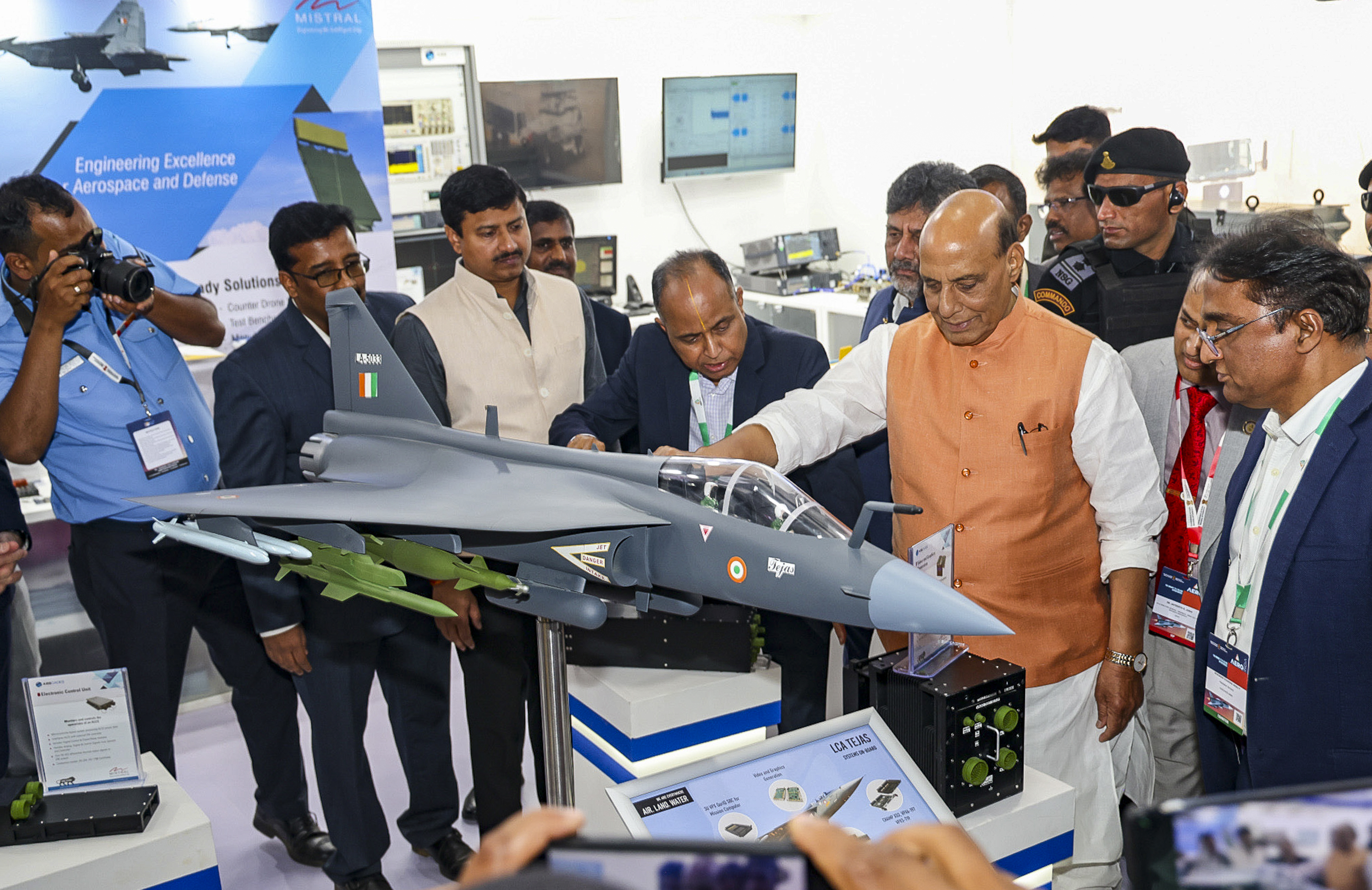 RAJNATH SINGH AERO INDIA