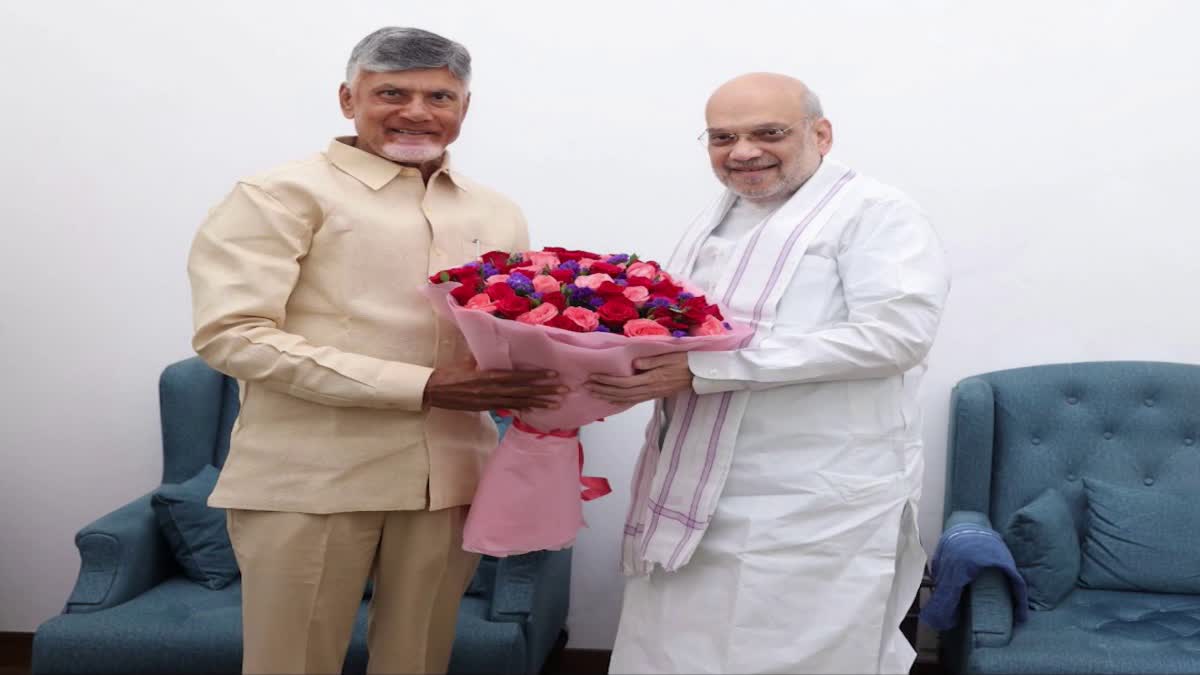CM Chandrababu Naidu Meeting With Central Ministers in Delhi