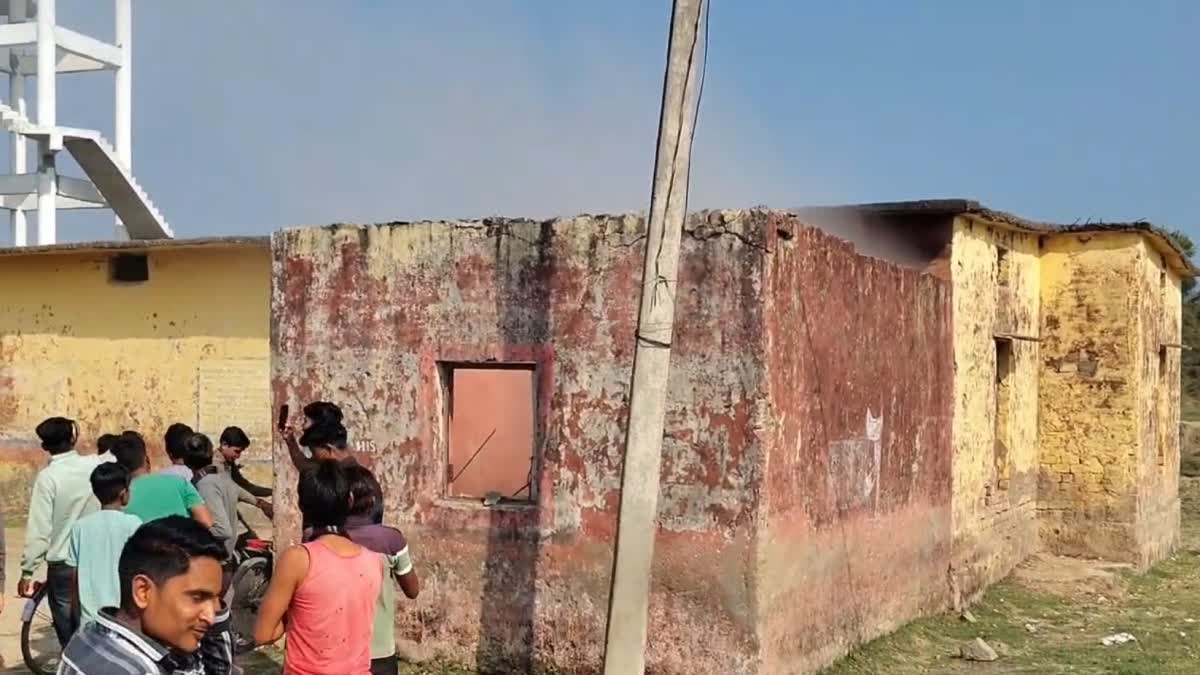 SHEOPUR SCHOOL ROOF COLLAPSED