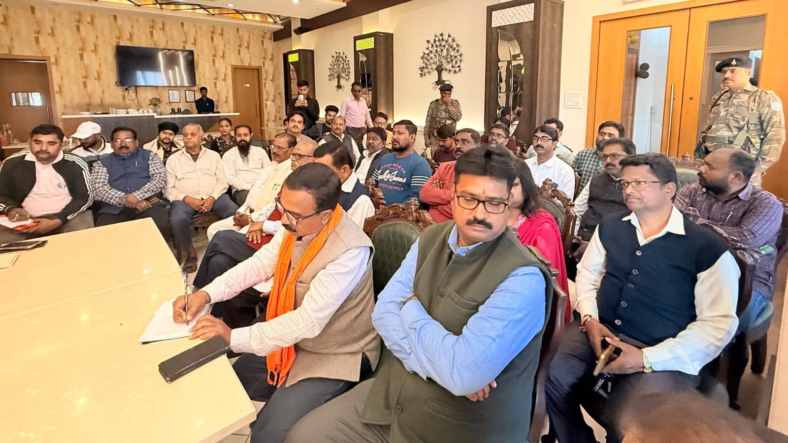 BJP State President Aditya Sahu