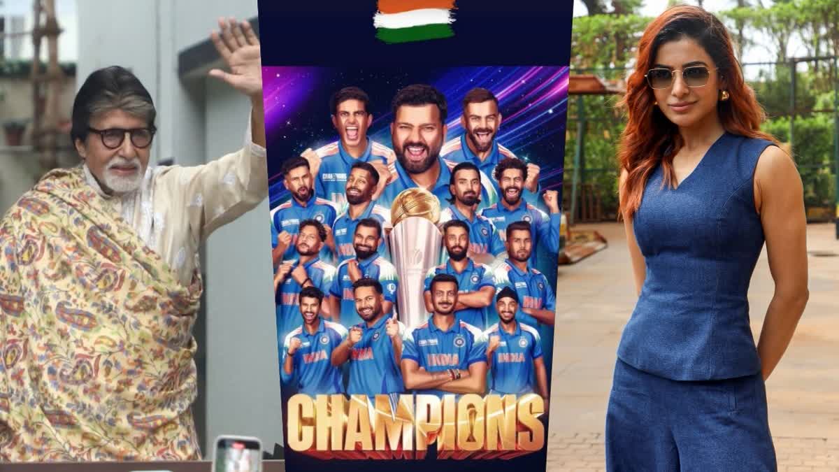 'On Top Of The World': Amitabh Bachchan to Samantha, Film Fraternity Lauds Team India for Champions Trophy 2025 Win