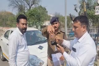 ACTION OF TRAFFIC POLICE IN KAITHAL
