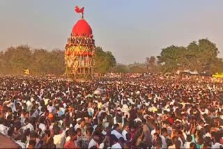 grand ratotsava of Lord Goni Basaveshwara swamy in Harapanahalli