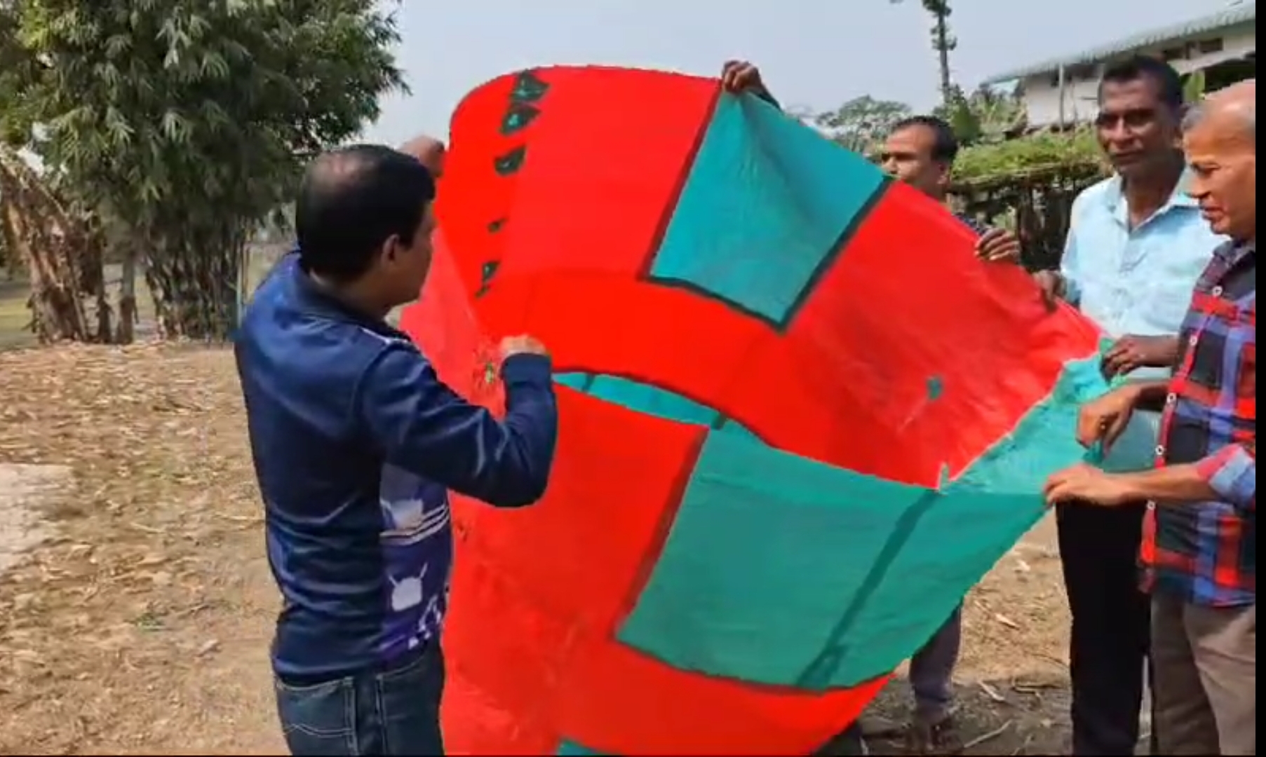 Fanush used at Barpeta Doul Utsav