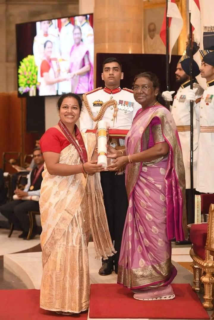 Assam state honorary award Asom Sourav conferred to scientist and professor Dr Purabi Saikia