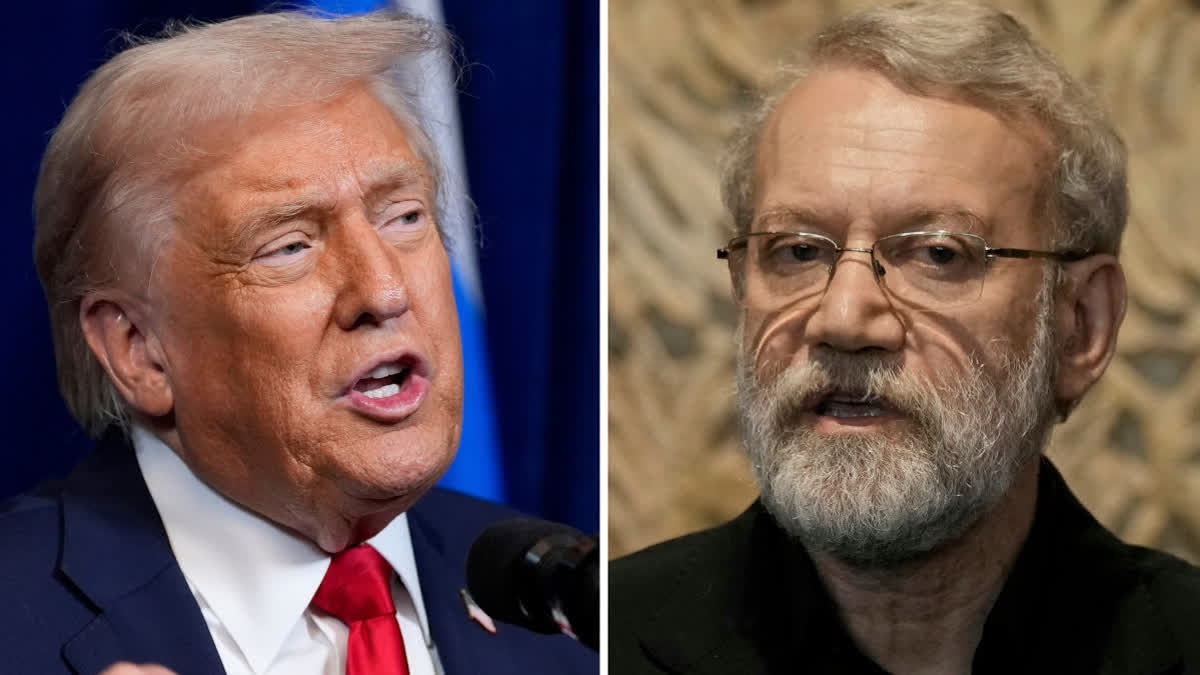IRAN SECURTIY CHIEF ALI LARIJANI ON TRUMP THREATS
