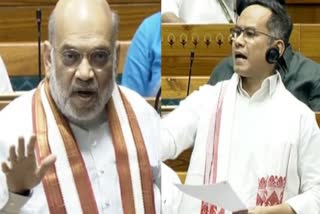 Amit Shah and Gaurav Gogoi