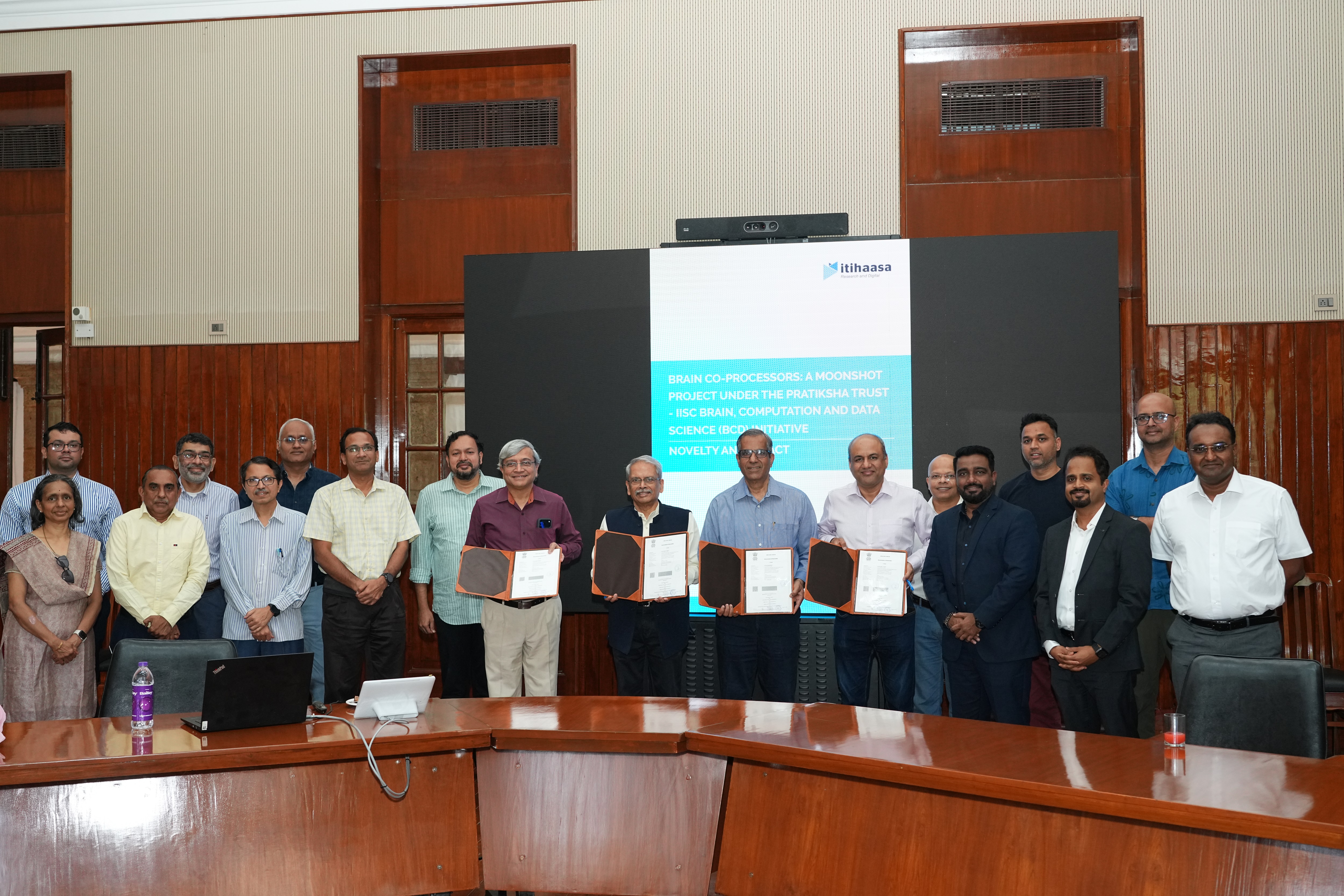An MoU formalising the partnership was signed at IISc in the presence of Kris Gopalakrishnan; Prof G Rangarajan, Director of IISc; and Prof B Gurumoorthy, Chief Executive, Foundation for Science, Innovation and Development (FSID), IISc along with other dignitaries and Deans from IISc.
