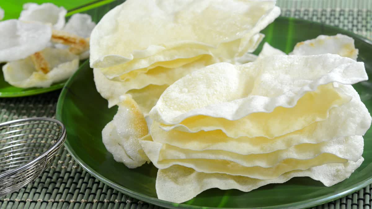 Easy Rice Flour Papad Recipe