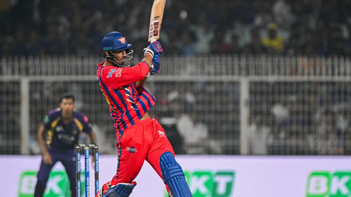 LSG's Mukul Choudhary during KKR clash in IPL 2026