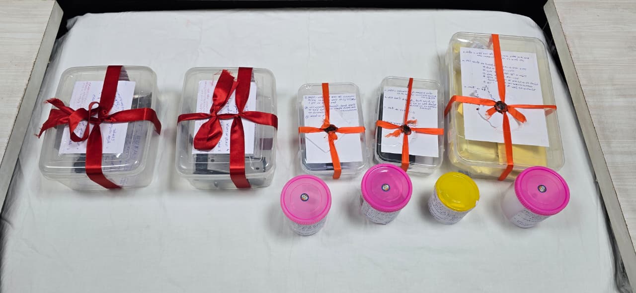 Automatic weapons recovered by police