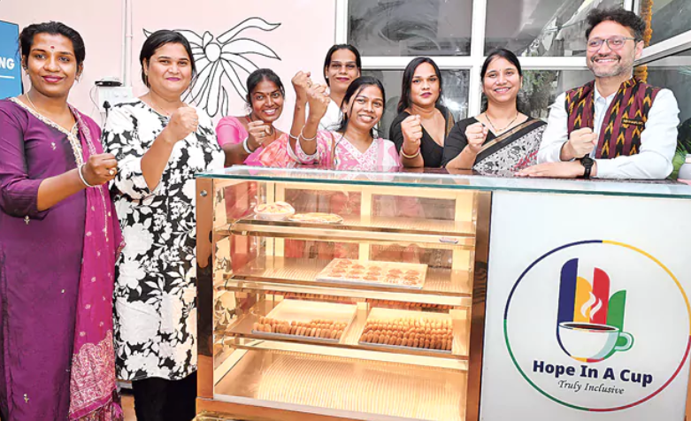 The food outlet, set up at the Hyderabad District Collectorate, was conceptualised by Collector Dasari Harichandana.