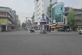 Deserted road of Jodhpur
