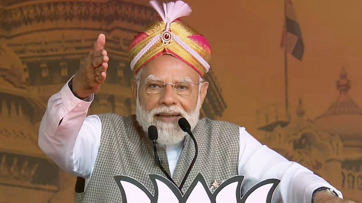 In this screengrab from a video posted on May 10, 2026, Prime Minister Narendra Modi addresses the BJP workers during a rally, in Bengaluru, Karnataka.