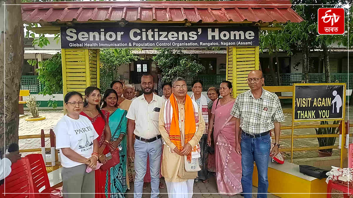 Unusually celebrating author-journalist Ghanakanta Bora's birthday