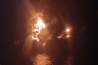 CARGO SHIP FIRE KOZHIKODE  WAN HAI 503 CAUGHT FIRE  WAN HAI 503 FIRE KOZHIKODE  വാൻ ഹായ് കപ്പൽ തീപിടിത്തം