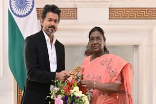 குடியரசுத் தலைவருடன் முதலமைச்சர் விஜய் சந்திப்பு