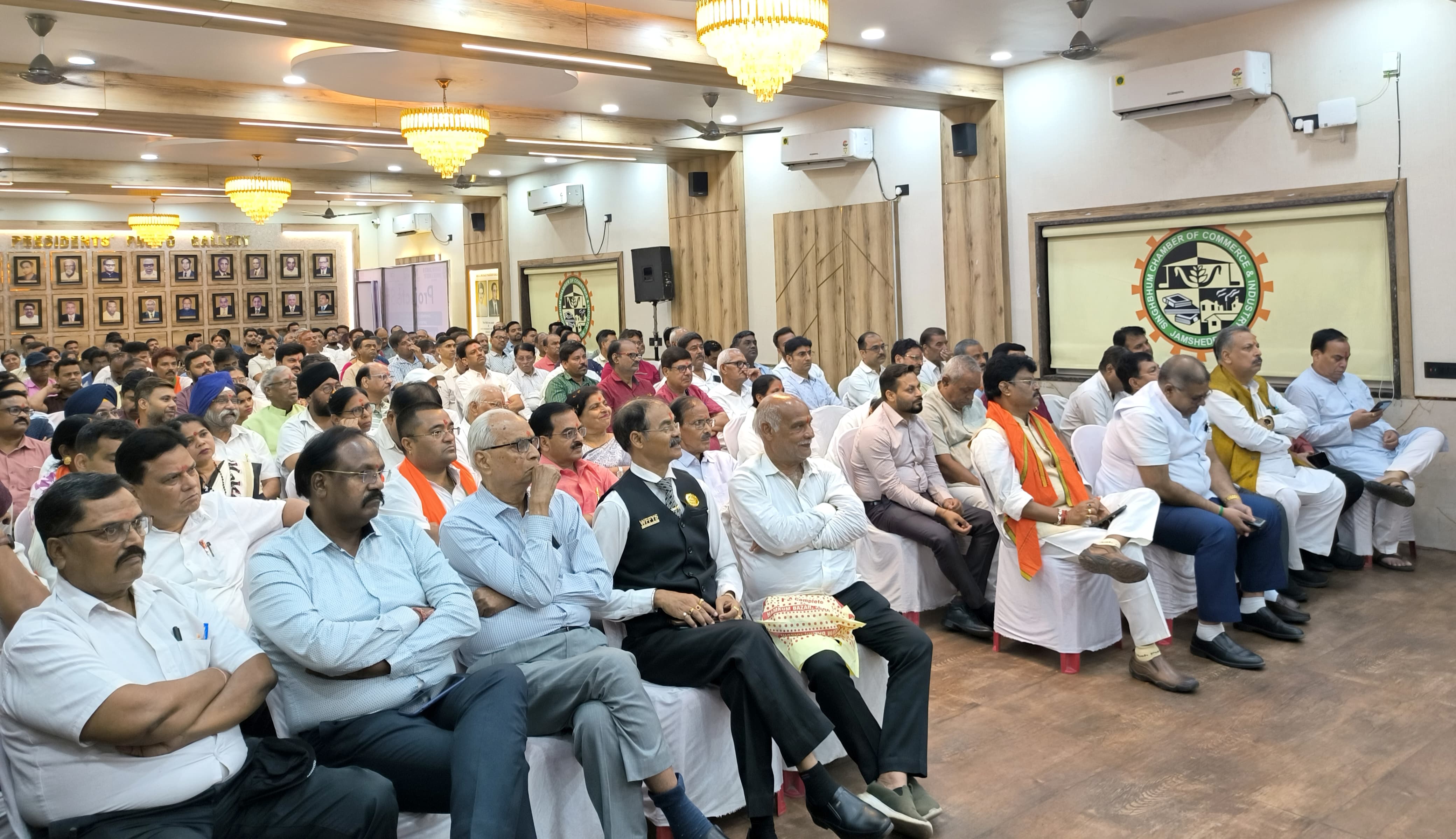 Satish Chandra Dubey participated in viksit bharat sankalp sammelan in Jamshedpur
