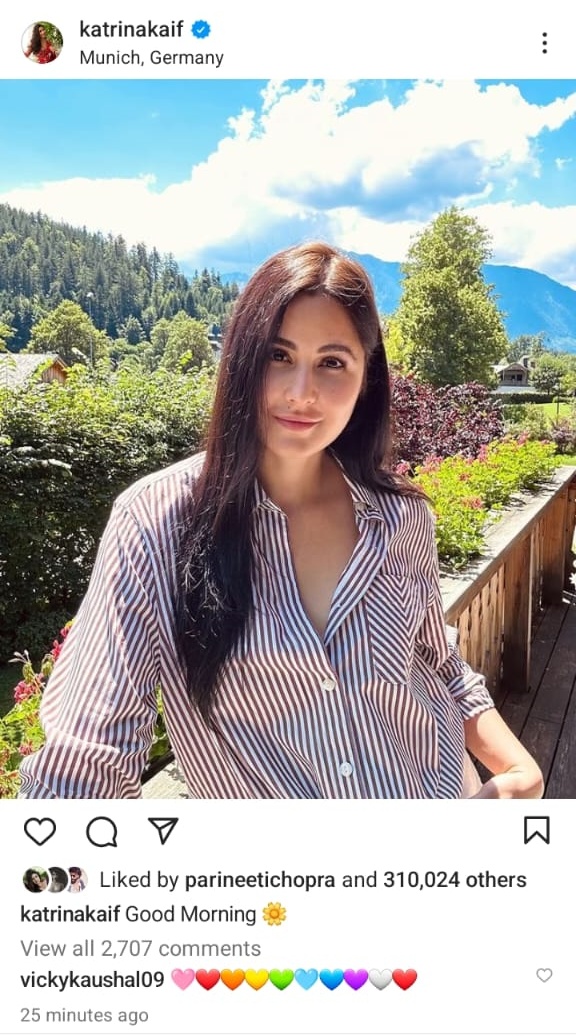 Katrina Kaif's 'Good Morning' Post From Germany Has Vicky Kaushal's Heart