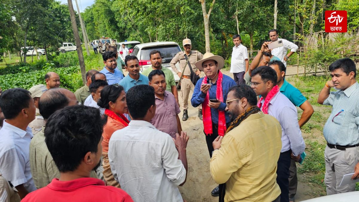 FLOOD AFFECTED AREA VISIT