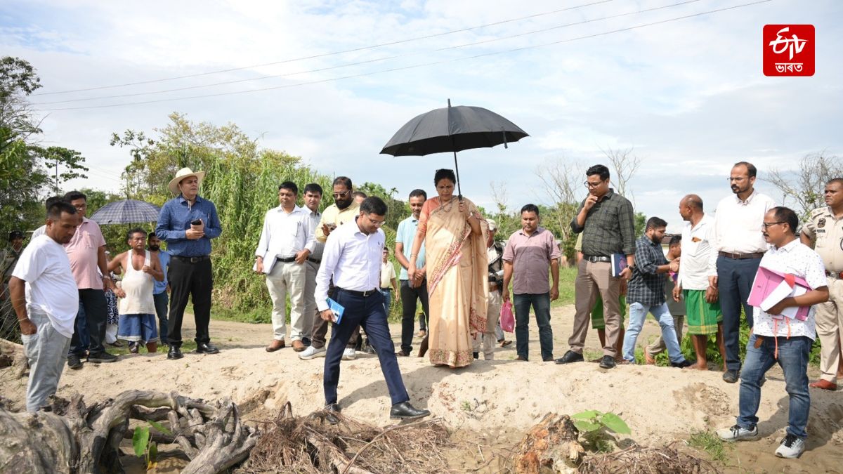 FLOOD AFFECTED AREA VISIT