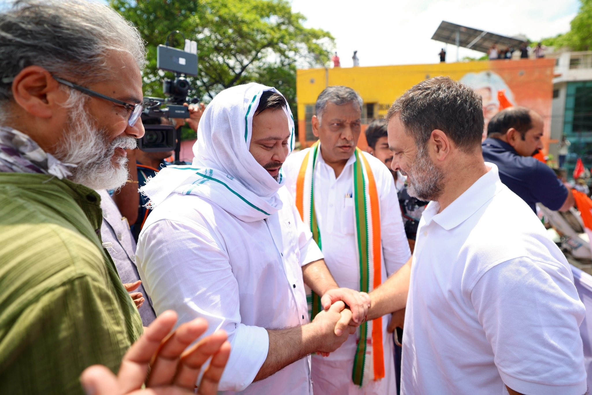 राहुल गांधी और तेजस्वी यादव