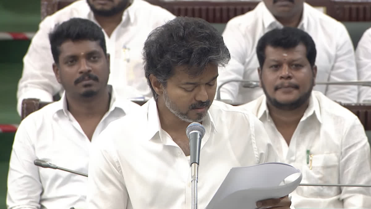 சட்டப்பேரவையில் பேசிய முதலமைச்சர் விஜய்