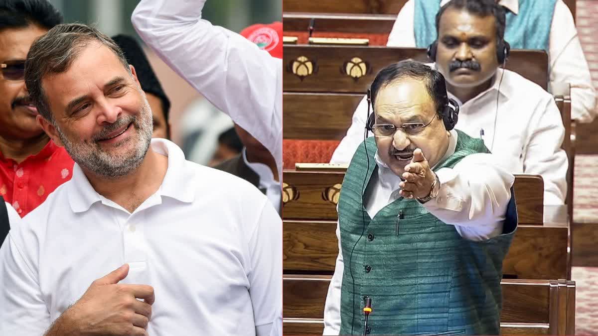 Rahul Gandhi keeps shifting the goalposts, both in Parliament and in the narrative JP Nadda says