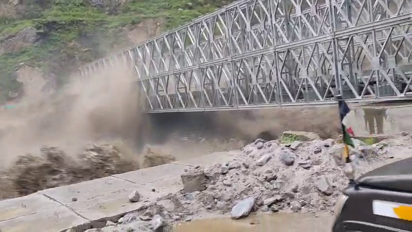 CHAMOLI BRIDGE WASHED AWAY