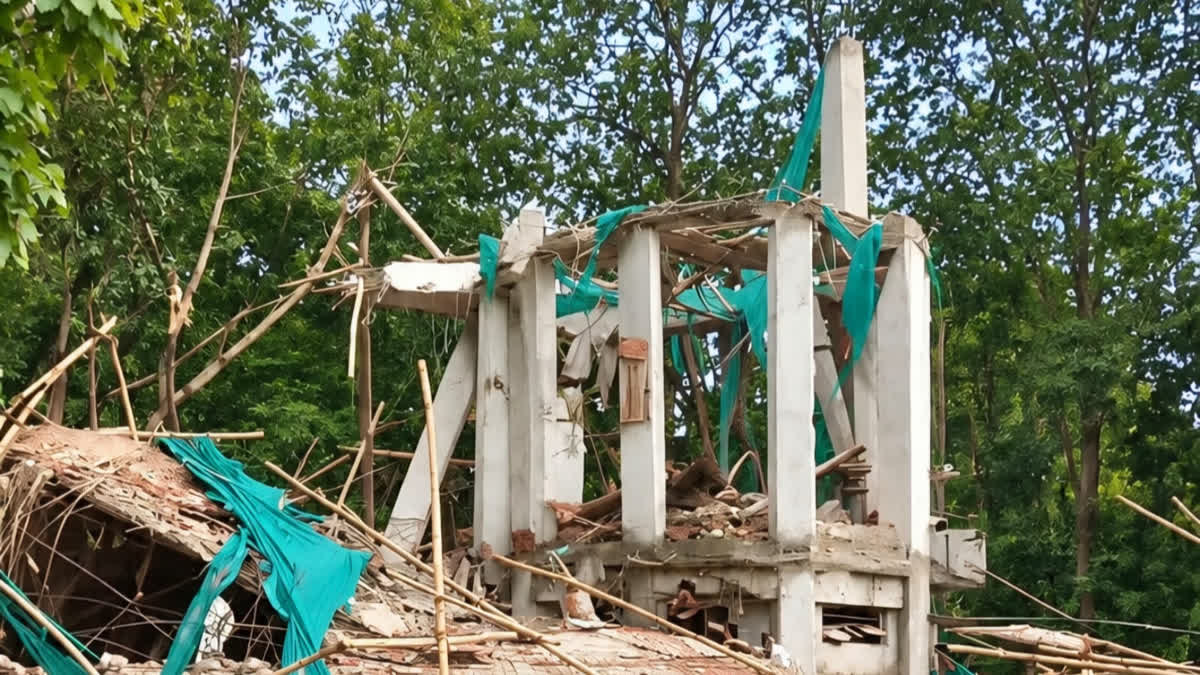 water tank collapse