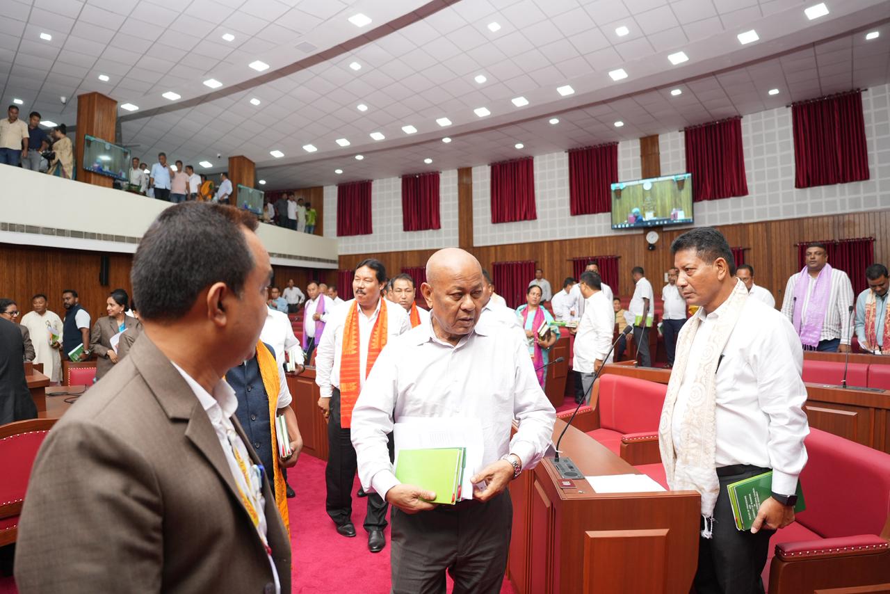 Hagrama Mohilary took the oath as the chief executive member of BTC