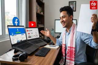 Indian creator economy india 2-lakh crore gdp youtube 960000 jobs facebook instagram data eb prime